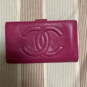 Authentic Chanel Pink Wallet